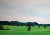 Kammlachtal <br> Öl auf Leinwand, 70 x 50 cm