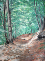 Monte Lema <br> Öl auf Leinwand, 60 x 40 cm