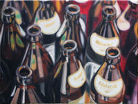 Edelstoff <br> Öl auf Leinwand, 30 x 40 cm