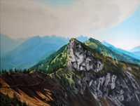 Teufelstättkopf <br> Öl auf Leinwand, 60 x 80 cm