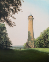 Humbergturm <br> Öl auf Leinwand, 50 x 40 cm
