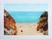 Algarve <br> Gouache, 26 x 36 cm
