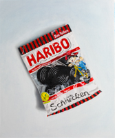 Zum Teilen <br> Öl auf Papier, 46 x 38 cm